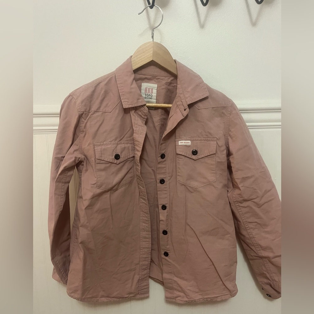 Topo Designs Women's Light Pink Shirt